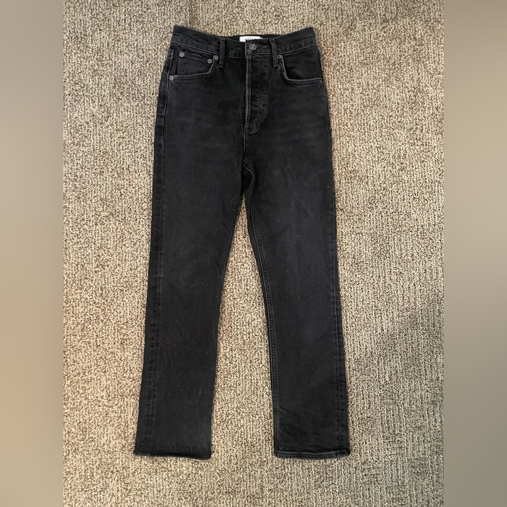 Agolde Riley Black Jeans